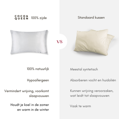 Zijde kussensloop