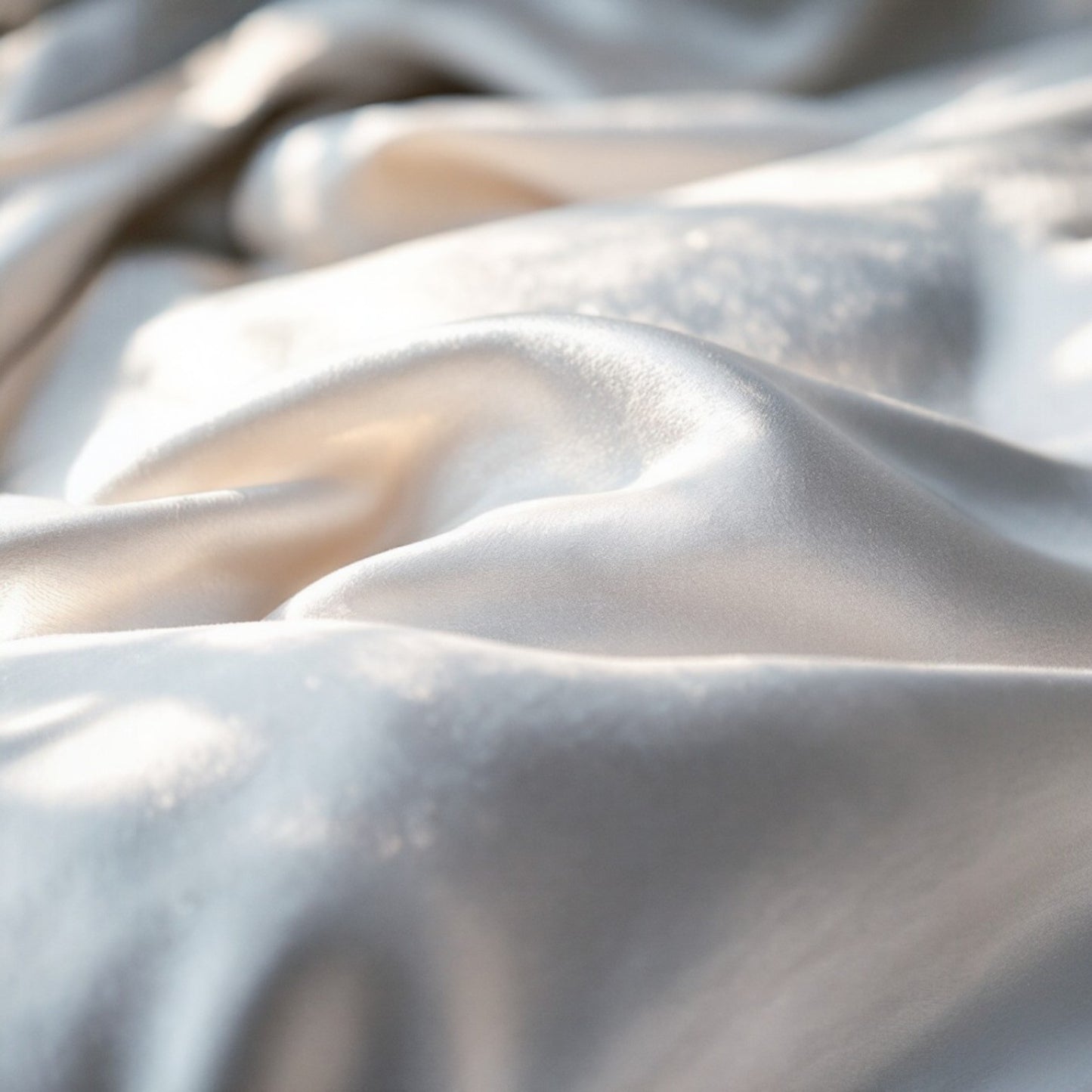 Pure Silk Pillowcase - Pearl White